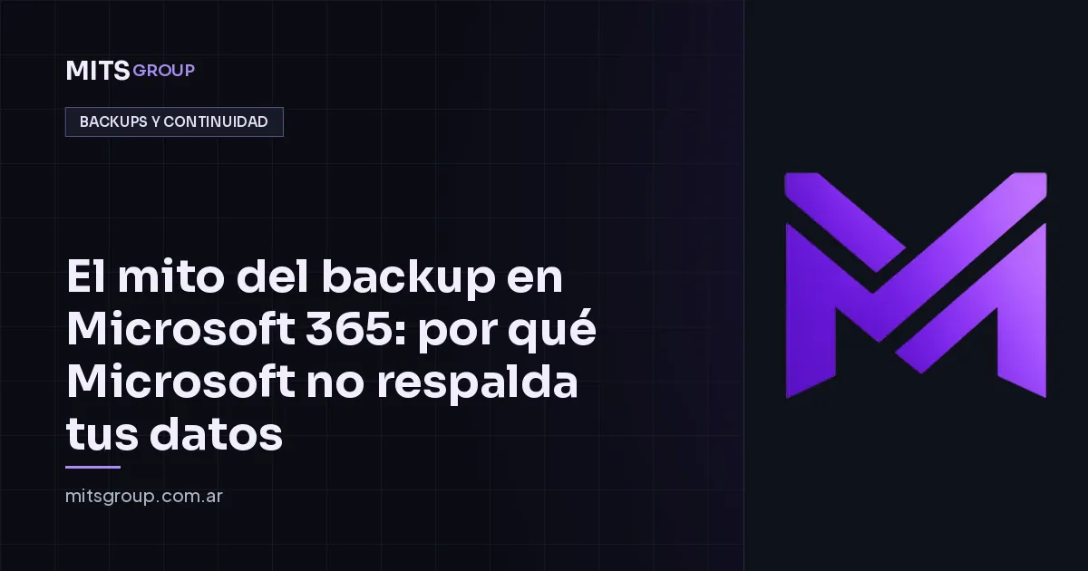 Backup de Microsoft 365: qué cubre y cómo evaluar tu recuperación